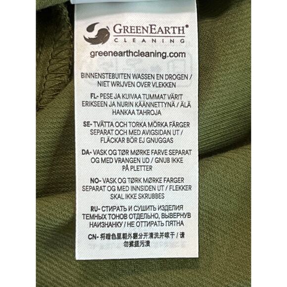 Boden Olive Green Corduroy Button Down Shirt Size Womens 8 100% Cotton Soft Fall - Picture 7 of 9